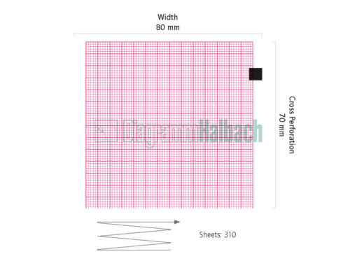 EKG-Faltpapier Schiller AT-101