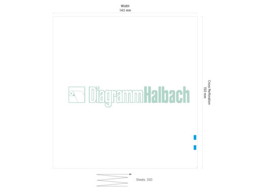 CTG-Faltpapier Sonicaid / Team Meridian 800 143 x 150 mm