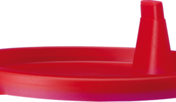 Schnappdeckel PE rot für Urinbecher 125 ml