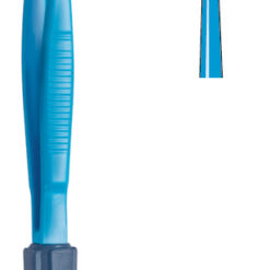 Bipolare Pinzette gewinkelt, spitz, Spitzenbreite 0,3 mm