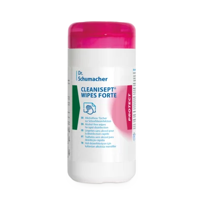 CLEANISEPT WIPES FORTE, Alkoholfreie Tücher zur Schnelldesinfektion