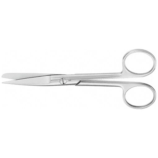 Chirurgische Schere, gerade, standard, spitz/stumpf, 145 mm