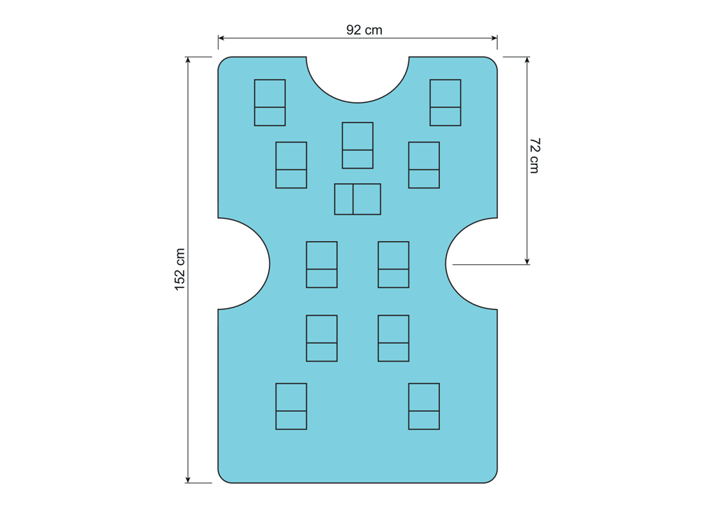 Patientendecke BARRIER EasyWarm aktive 152 x 92 cm