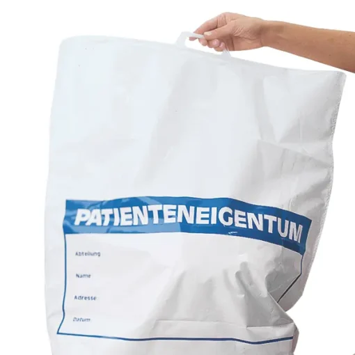 Patienten-Tragetaschen 60 x 50 cm mit Schriftfeld
