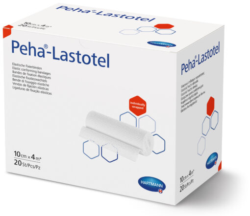 Peha-Lastotel, die hochelastische Fixierbinde aus strapazierfähigem Spezialgewebe