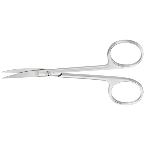 Feine Schere (Irisschere), gebogen, feines Modell, spitz/spitz, 120 mm