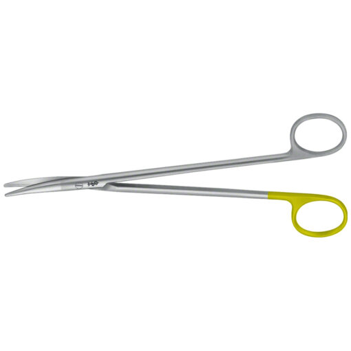 DUROTIP Fadenschere, gebogen, Hartmetall: ja, Wellenschliff, stumpf/stumpf, 180 mm