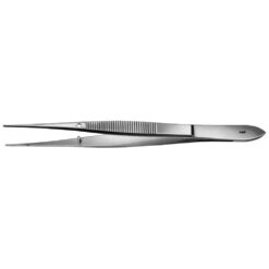 Anatomische Pinzette, gerade, 115 mm (4 1/2"), feingliedrig, gerieft