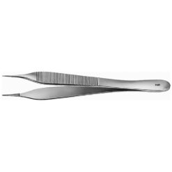 ADSON (MICRO) Anatomische Pinzette, gerade, 120 mm (4 3/4"), feingliedrig, gerieft, Fadenplatte