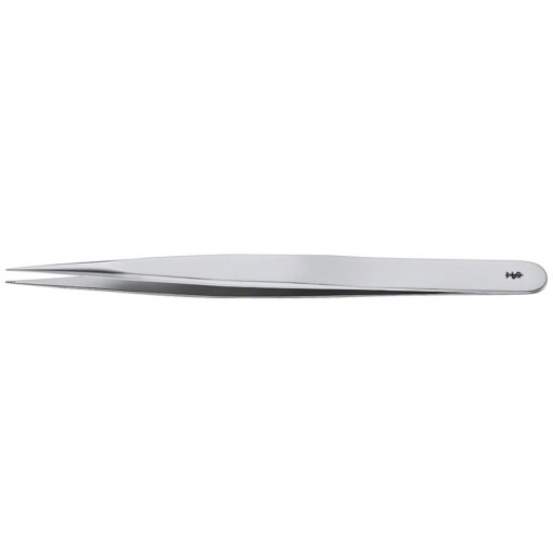Knüpfpinzette, gerade, 120 mm (4 3/4"), Uhrmacher Modelle, Fadenplatte, Fig. 1, Breite: 0,300 mm
