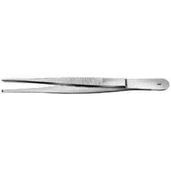 Chirurgische Pinzette, standard, gerade, 145 mm (5 3/4"), standard, 1 x 2 Zähne