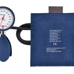 Blutdruckmessgerät  Boso Clinicus I blau mit Klettmanschette für Erwachsene