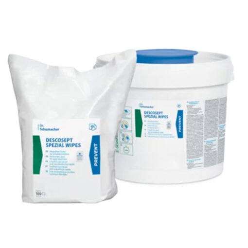 DESCOSEPT SPEZIAL WIPES, alkoholfreie Tücher zur Schnelldesinfektion