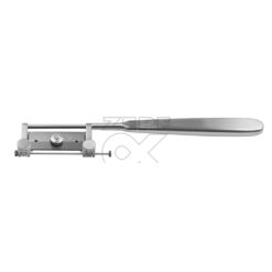 Hand Dermatom nach Silver 19 cm einstellbar von 0 - 4 mm zum Gebrauch mit Rasierklingen