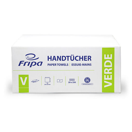 Handtücher Fripa grün, 1-lagig,