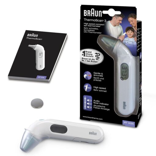 Ohrfieberthermometer ThermoScan 3 IRT 3030
