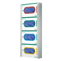 Handschuhspender Quatro Edelstahl 258 x 522 x 95mm