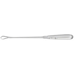 RECAMIER Uteruskürette, 300 mm (11 3/4"), fest, stumpf, Fig. 4, Breite: 14 mm