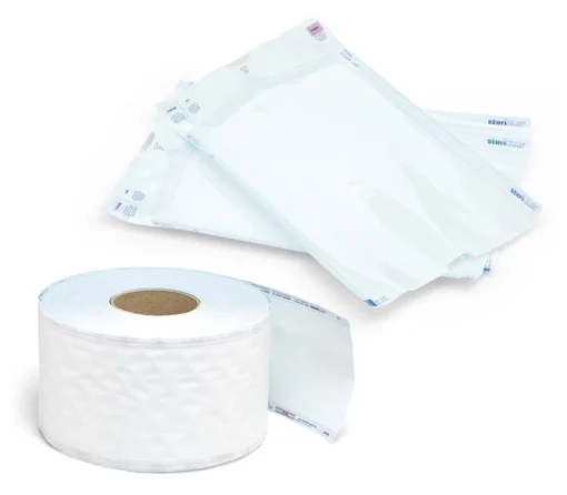 Stericlin® Klarsichtschläuche mit Seitenfalte aus Papier und Folie