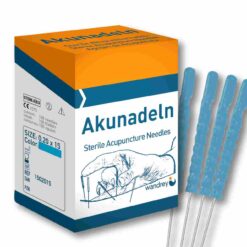 wandrey Premium Akupunkturnadeln mit Kunststoffgriff ohne Führungsröhrchen