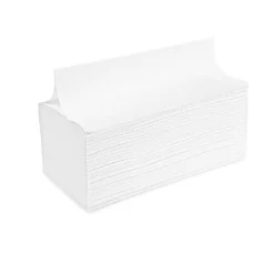 Handtücher 25x23cm 2-lagig weiß Z-Falzung