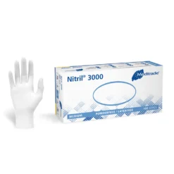 Handschuhe Nitril 3000 weiß puderfrei unsteril