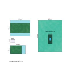 Raucodrape PRO Extremitäten-Set Hand/Fuß steril