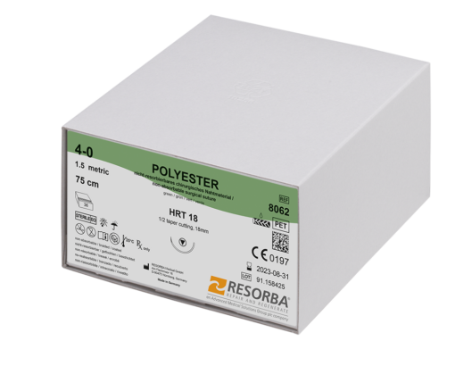 Polyester, grün geflochten