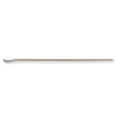 Watteträger Holz 150 x 2,2 mm steril kleiner Kopf