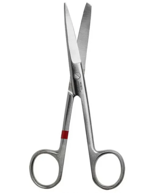 Chirurgische Schere, stumpf/spitz, gebogen Länge: 14,5 cm