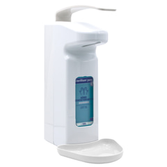 Desinfektionsmittelspender manuell 500ml / 1 Liter in weiß