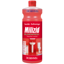 MILIZID LEMONFRESH, Sanitärreiniger und Kalklöser mit einzigartigem Dufterlebnis, für Wasserhärten unter
