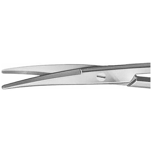 METZENBAUM Präparierschere, gebogen, DUROTIP Hartmetall, feines Modell, stumpf/stumpf, 200 mm