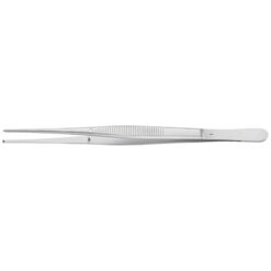 SEMKEN Chirurgische Pinzette, gerade, fein, 1 x 2 Zähne, 150 mm, Maulbreite: 1,50 mm