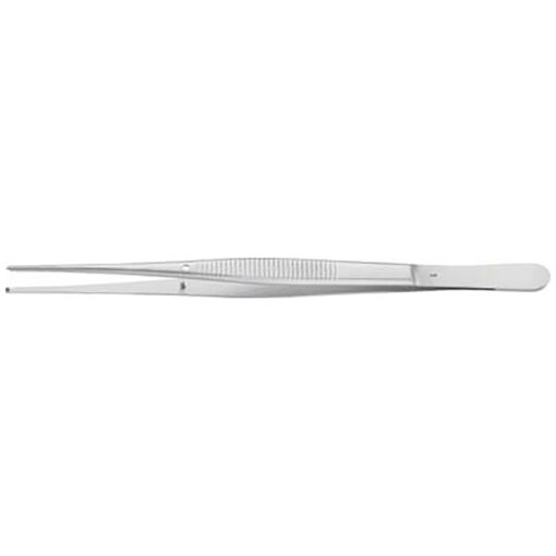 SEMKEN Chirurgische Pinzette, gerade, fein, 1 x 2 Zähne, 150 mm, Maulbreite: 1,50 mm