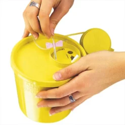 Kanülensammler Servo-Box 0,5 Liter gelb