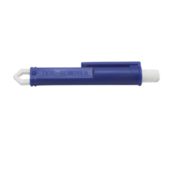 Zeckenzange Top-Comfort mit Clip, blau