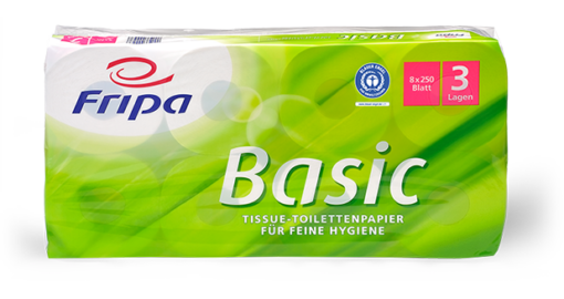 Toilettenpapier Basic , 2-lagig