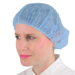 Schwesternhauben in Barettform blau