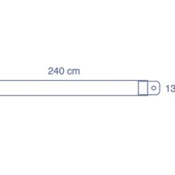 Kamerabezug 13 x 240 cm, Teleskopfaltung