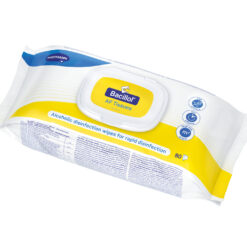 Bacillol AF Tissues im Flowpack, mit breitem Wirkspektrum für alkoholbeständige Oberflächen.