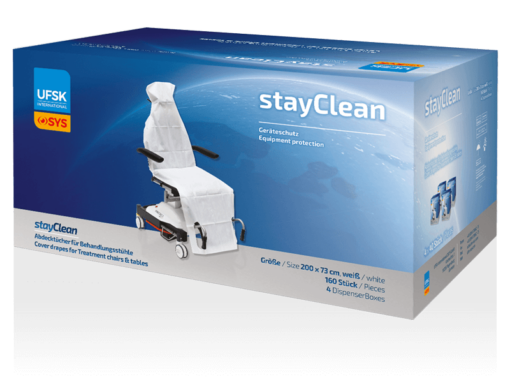 Stayclean Geräteschutz–Abdecktücher für Behandlungsstühle 2.000 x 730 mm