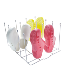 Miele A307 Einsatz zur optimalen Aufnahme von 20 OP-Schuhen bis Größe 48.