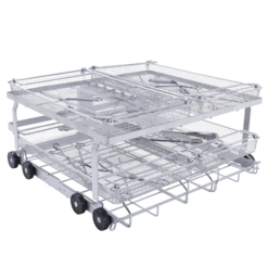 Miele A 202 Wagen zur optimalen Aufnahme von 4 DIN-Siebschalen.