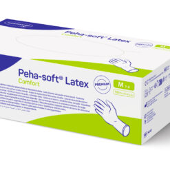 Peha-soft Latex Comfort, der puderfreie Untersuchungshandschuh aus Latex.