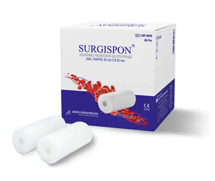 Surgispon Anal Tampon 30x80mm resorbierbar steril