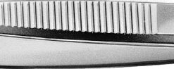 Chirurgische Pinzette, gerade, standard, 160 mm, Maulbreite: 2,70 mm, 1 x 2 Zähne