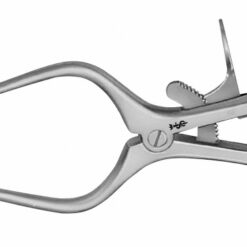 WEITLANER Wundspreizer (selbsthaltend), 130 mm, 3 x 4 Zinken, Maultiefe: 17 mm, Maulbreite: 17 mm, stumpf