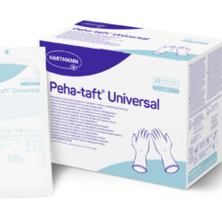 Peha-taft Universal, Puderfreie Einweg-OP-Handschuhe aus Naturlatex mit Polymer-Innenbeschichtung